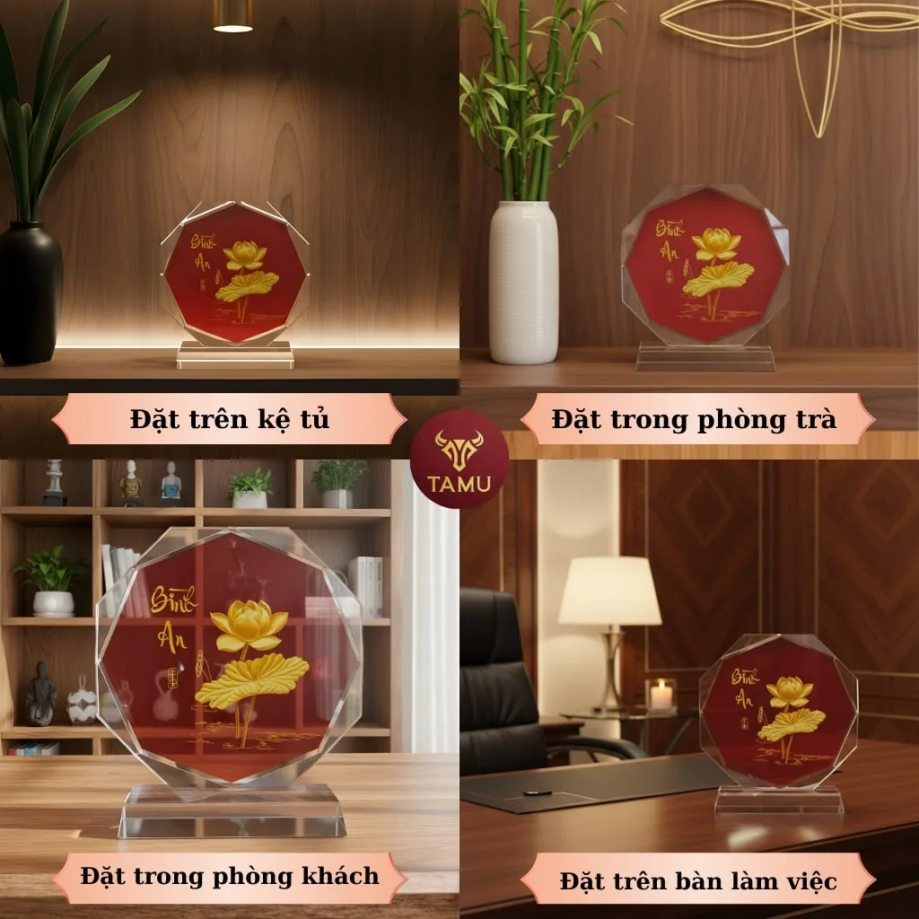 Công dụng cúp pha lê tự hào việt nam khắc in uv 3D