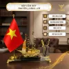 Hộp cắm bút thuyền 3 cánh 1 cờ