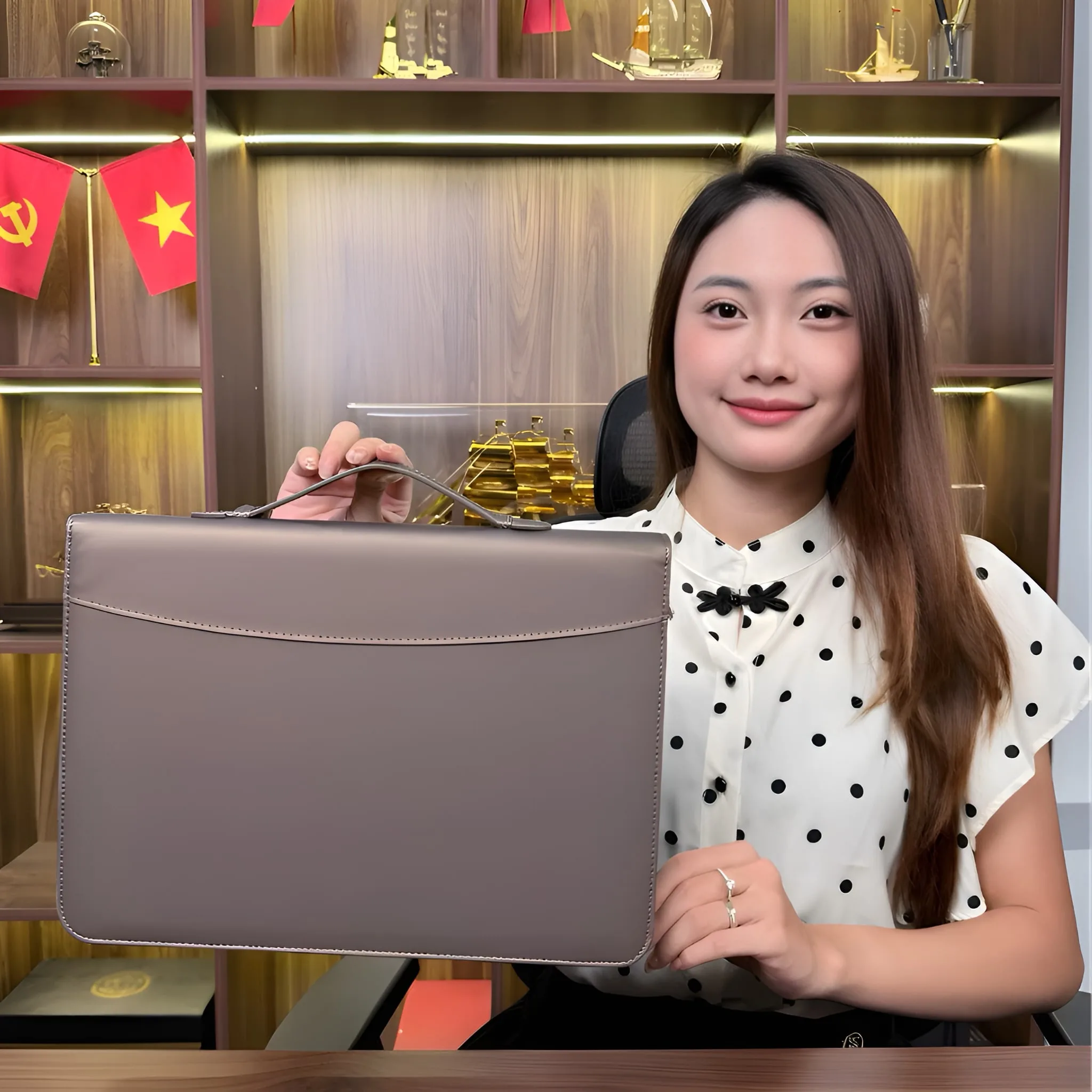 Sổ tay doanh nhân cao cấp loại quai xách