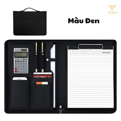 Sổ tay doanh nhân cao cấp màu đen có quai