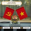 Bộ Cờ Tổ Quốc Trang Trí Thảm Taplo Xe Ô Tô, Cờ Để Bàn Làm Việc, Quà Lưu Niệm