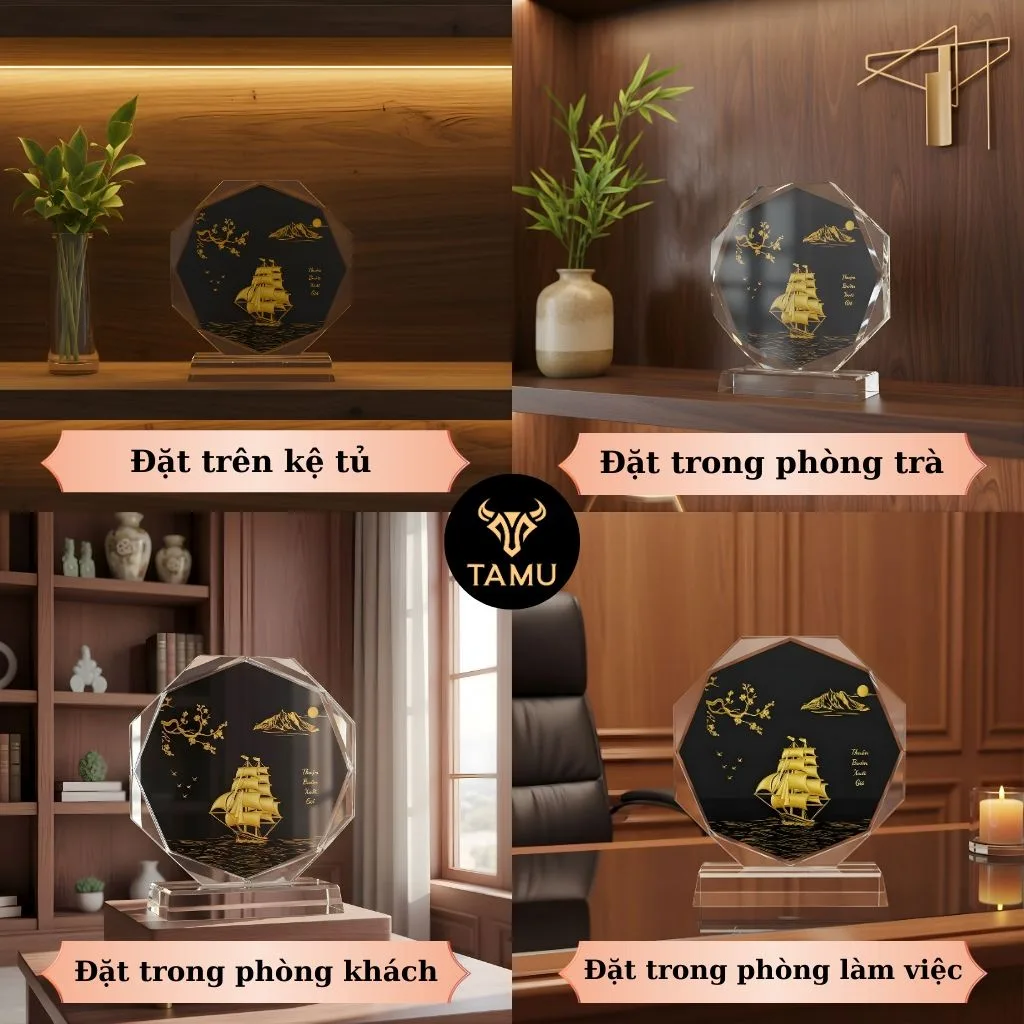 Biểu Trưng Pha Lê Cao Cấp Cho Doanh Nghiệp Tinh Xảo 2026