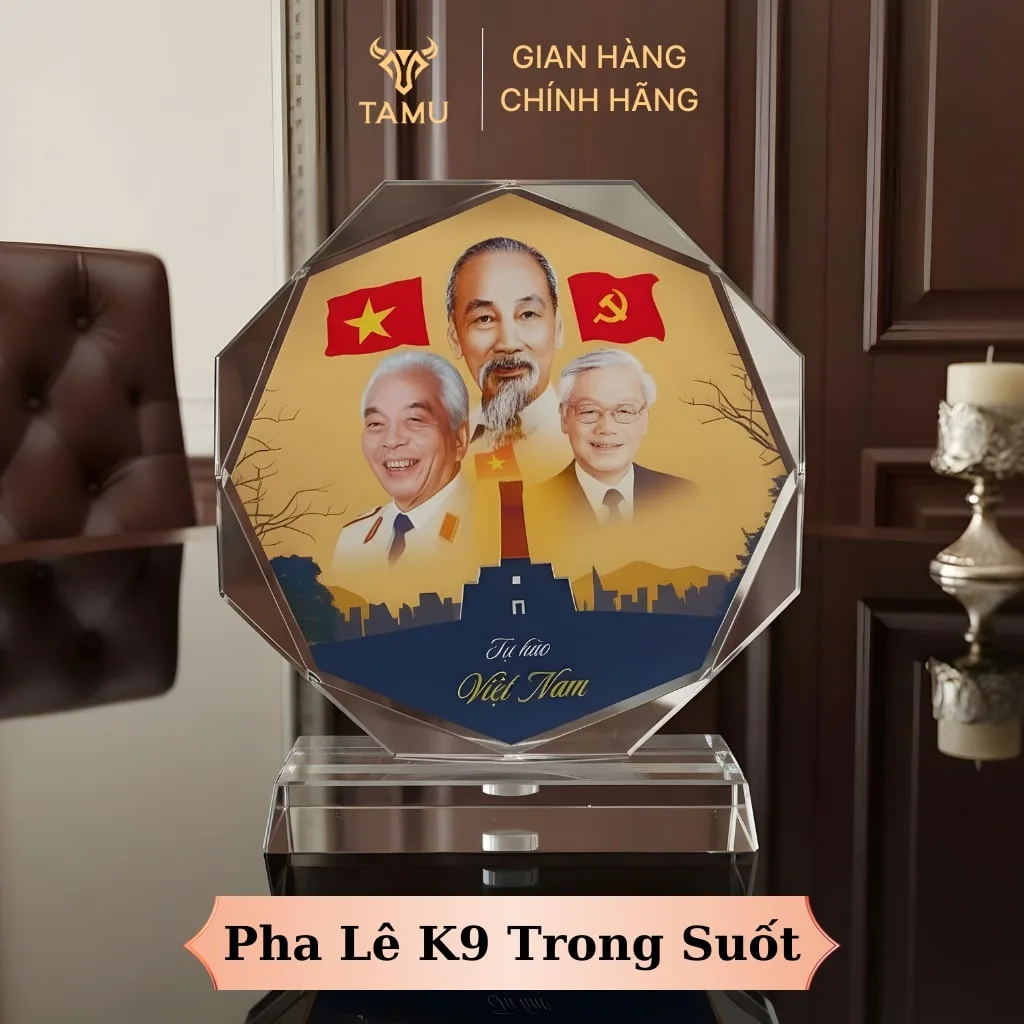 pha lê quà tặng doanh nghiệp khắc tên