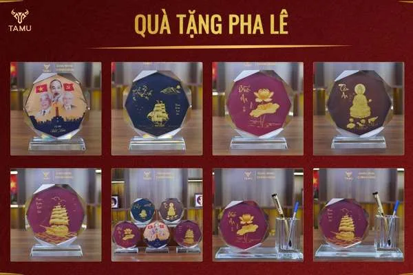 Bộ sưu tập cúp pha lê vinh danh doanh nhân hot nhất 2026