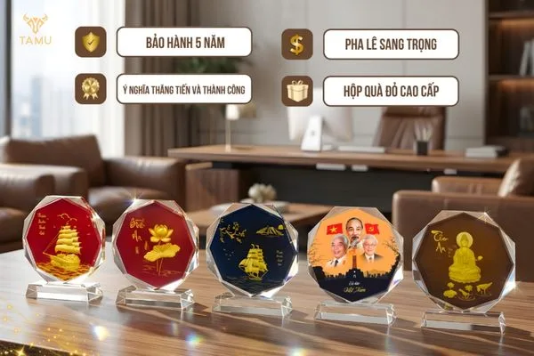 Bộ sưu tập quà tặng pha lê cao cấp cho doanh nhân