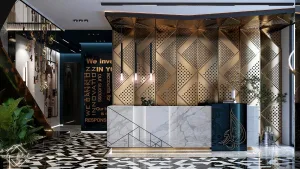 Pha Lê Trang Trí Văn Phòng Công Ty Sang Trọng