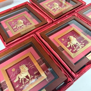 Tranh Mã Đáo Khắc Tem Đồng