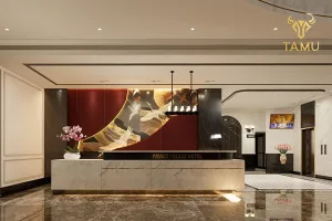 Quà tặng pha lê decor quầy lễ tân thể hiện sự chuyên nghiệp ngay từ cái nhìn đầu tiên