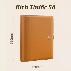 Chi tiết kích thước sổ đựng giấy tờ quan trọng nhiều kích thước A4, A5, A6